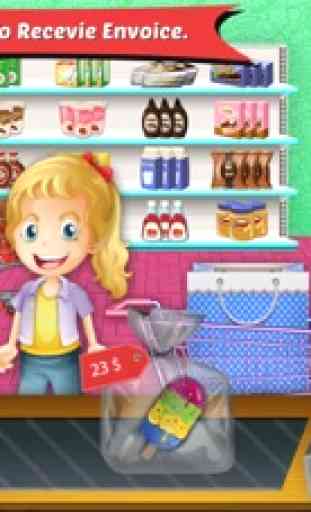 Meine Kasse Bäckerei Shop - Supermarkt einkaufen Mädchen Top Freizeit Management Lebensmittel Shop Spiele für Mädchen 3