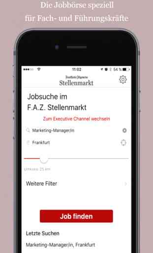 F.A.Z. Stellenmarkt – Ihre App für die Jobsuche 1