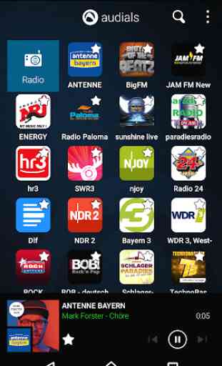 Radio Player, MP3-Rekorder + Podcasts von Audials 1