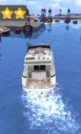 3D Yacht Boat Parking Game - Bootsplätze Driving 2