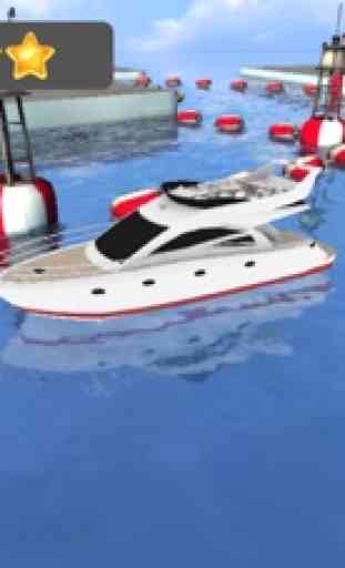 3D Yacht Boat Parking Game - Bootsplätze Driving 3