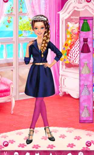 Prinzessin Anna Kleid - Anzieh Spiele für Mädchen 1