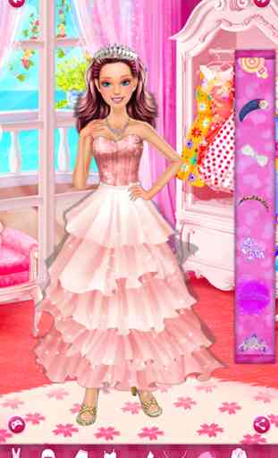 Prinzessin Anna Kleid - Anzieh Spiele für Mädchen 4