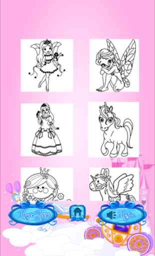 Prinzessin Malbuch für Kinder Zeichnen und Malen 3